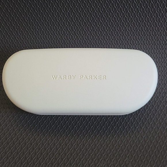 WARBY PARKER WP Glasses Sunglasses Case Holder Storage Ivory Cream - Picture 1 of 12